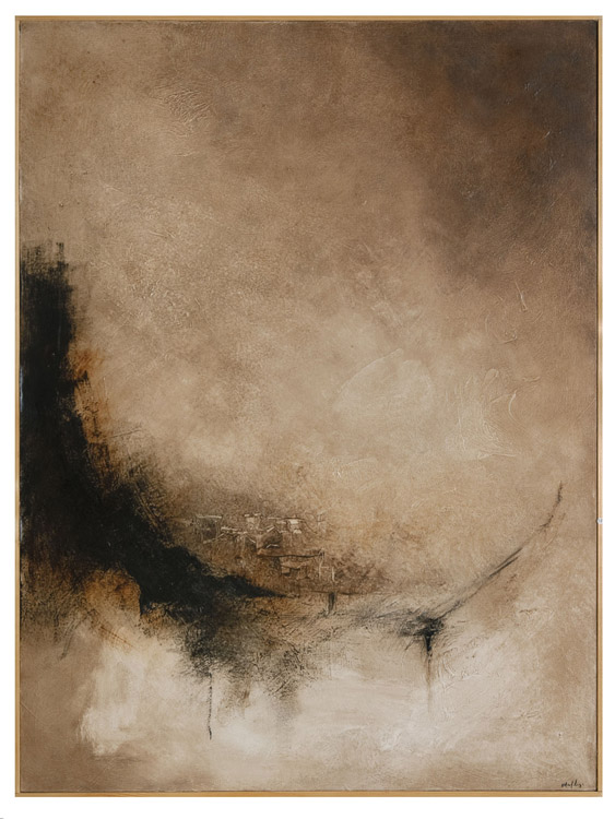 Marcel Mathys - Qu’est devenu Ninive - Huile 90 x 130 cm