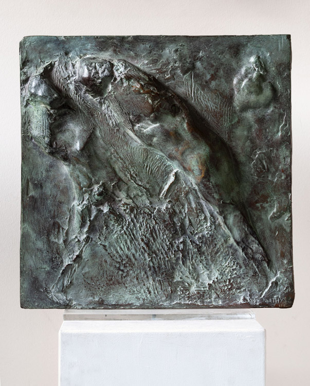Marcel Mathys - Dans un labyrinthe - Bronze 45 x 45 cm