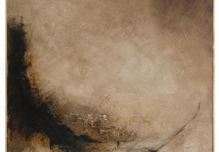 Marcel Mathys - Qu’est devenu Ninive - Huile 90 x 130 cm